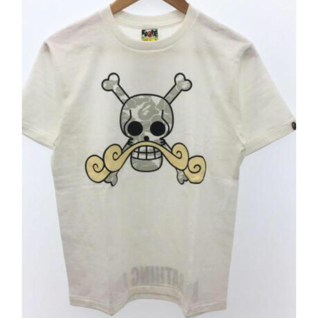 トップスAPE ONE PEACE ワンピース ゴールド Ｄ ロジャー Tシャツ S