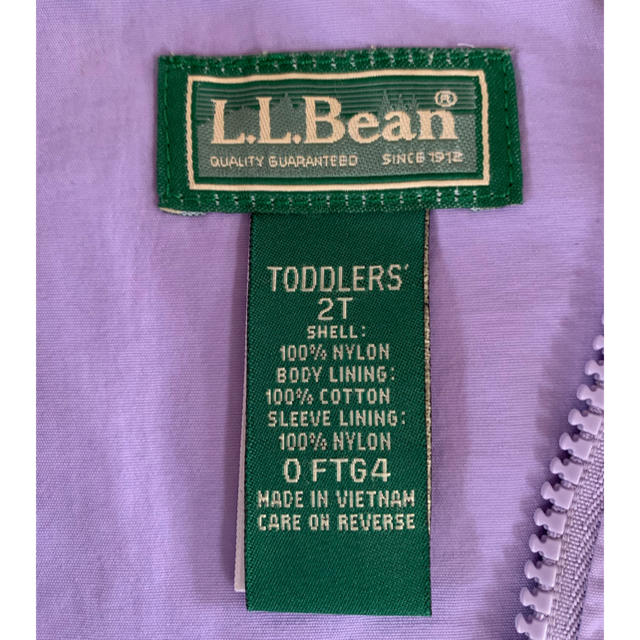 L.L.Bean(エルエルビーン)の【LLBean】ウィンドブレーカー2T キッズ/ベビー/マタニティのキッズ服女の子用(90cm~)(ジャケット/上着)の商品写真