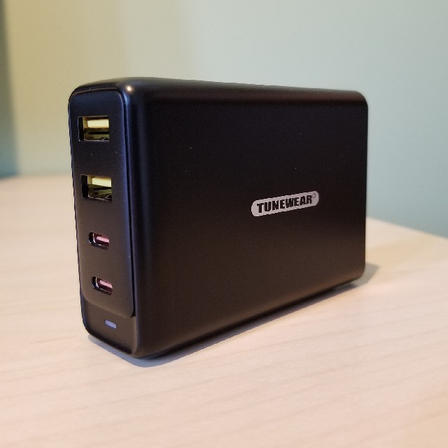 TUNEMAX 100W GaN4ポートUSB-A&USB-C PD対応充電器