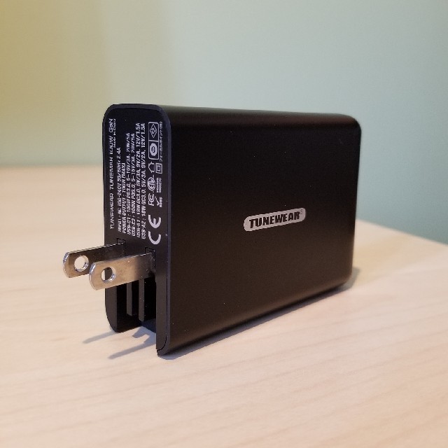 TUNEMAX 100W GaN4ポートUSB-A&USB-C PD対応充電器