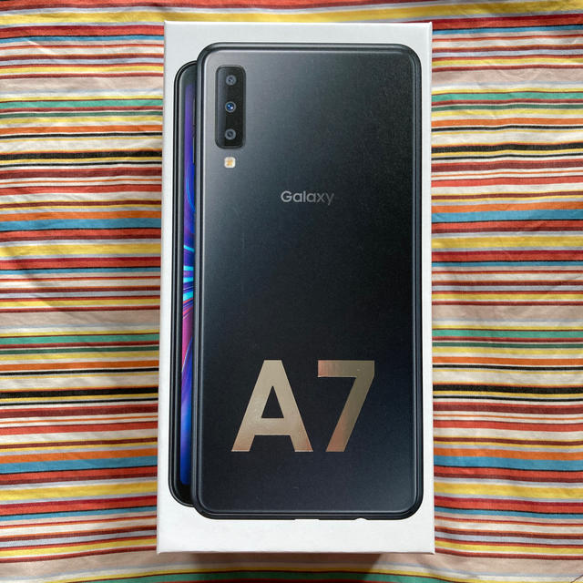 クリスマスローズ Galaxy A7 SIMフリー 新品未開封 2色セット