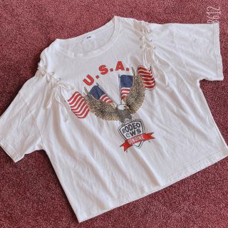 ロデオクラウンズワイドボウル(RODEO CROWNS WIDE BOWL)のロデオクラウン RODEO CROWNS アメリカン フリンジ Tシャツ(Tシャツ(半袖/袖なし))