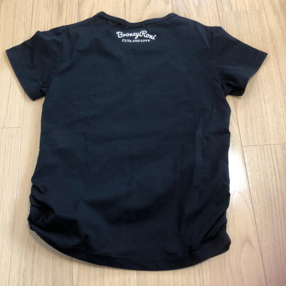 RONI(ロニィ)のRONI  黒Tシャツ145 キッズ/ベビー/マタニティのキッズ服女の子用(90cm~)(Tシャツ/カットソー)の商品写真