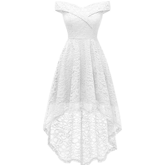 白ワンピース ウェディングドレス レディースのフォーマル/ドレス(ウェディングドレス)の商品写真