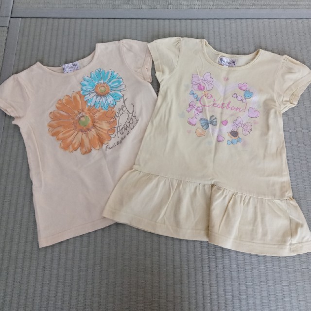 motherways(マザウェイズ)のﾏｻﾞｳｪｲｽﾞ　Tｼｬﾂ2枚　110 キッズ/ベビー/マタニティのキッズ服女の子用(90cm~)(Tシャツ/カットソー)の商品写真