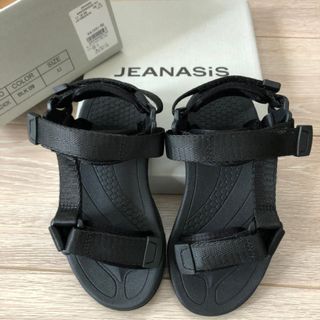 ジーナシス(JEANASIS)のJEANASIS kids 厚底テープサンダル(スリッポン)