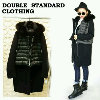 ダブルスタンダードクロージング(DOUBLE STANDARD CLOTHING)のらずべりーみるく様専用♥ダブスタ♡ダウン切替コート(ブラック)(その他)