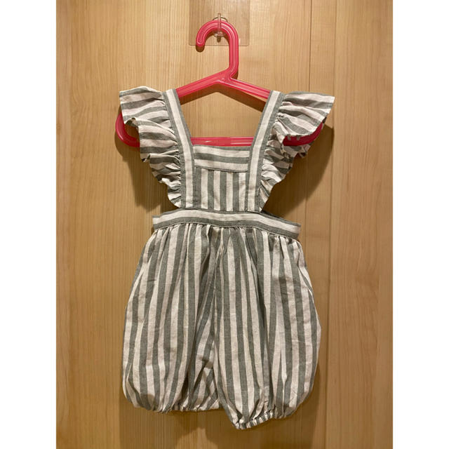 【yoli&otis】OLLE ROMPER ストライプ ロンパース 4y キッズ/ベビー/マタニティのキッズ服男の子用(90cm~)(Tシャツ/カットソー)の商品写真