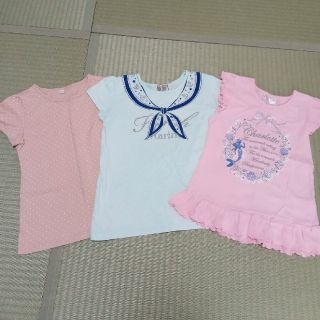 マザウェイズ(motherways)の無印&ﾏｻﾞｳｪｲｽﾞ　Tｼｬﾂ3枚ｾｯﾄ　120(Tシャツ/カットソー)