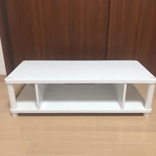ホワイト　テーブルボード(ローテーブル)