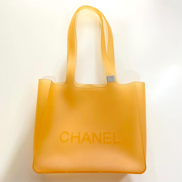 バッグ専用シャネル バッグ ラバートート CHANEL ラバートート オレンジ