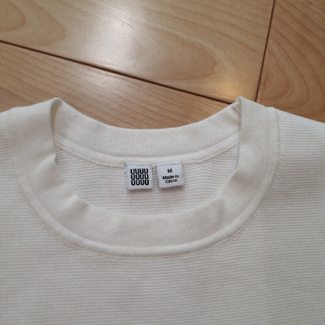 UNIQLO(ユニクロ)のユニクロ♥️ミラノリブ●クルーネックチュニック レディースのトップス(Tシャツ(半袖/袖なし))の商品写真