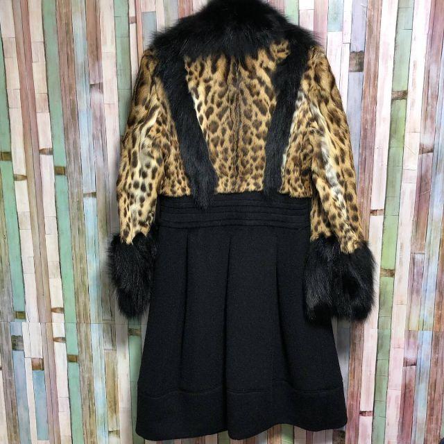 NORTH BEACH COLLECTION レオパード ファーコート