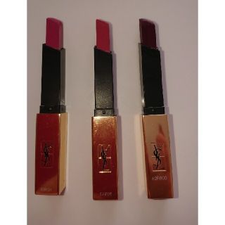 イヴサンローランボーテ(Yves Saint Laurent Beaute)のセット売りのみ　イヴ・サンローラン ピュールクチュール ザスリムの口紅３本セット(口紅)