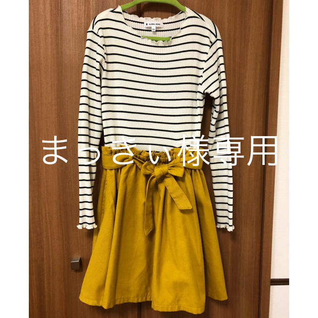 GLOBAL WORK(グローバルワーク)のGLOBAL WORK  切り替えワンピース　XXL キッズ/ベビー/マタニティのキッズ服女の子用(90cm~)(ワンピース)の商品写真