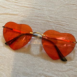 ワンスポ(one spo)のonespo    red  clear   sunglasses‪  🕶(サングラス/メガネ)