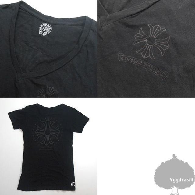 Chrome Hearts(クロムハーツ)のYGG★正規本物 CHROME HEARTSクロムハーツ Vネック Tシャツ S メンズのトップス(Tシャツ/カットソー(半袖/袖なし))の商品写真