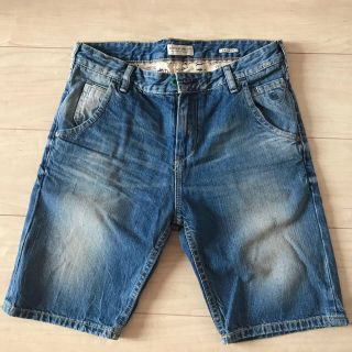 スコッチアンドソーダ(SCOTCH & SODA)の【未使用品】SCOTCH SHRUNK デニム　ハーフパンツ　14/164(パンツ/スパッツ)