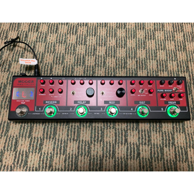 MOOER RED TRUCK ムーア ギター マルチエフェクターの通販 by MOOER RED TRUCK ムーア ギター マルチエフェクターの通販 by