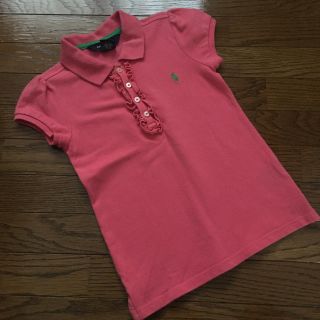 ラルフローレン(Ralph Lauren)の(6/110㎝)■ラルフローレン/RALPHLAUREN■ピンク半袖ポロシャツ(Tシャツ/カットソー)