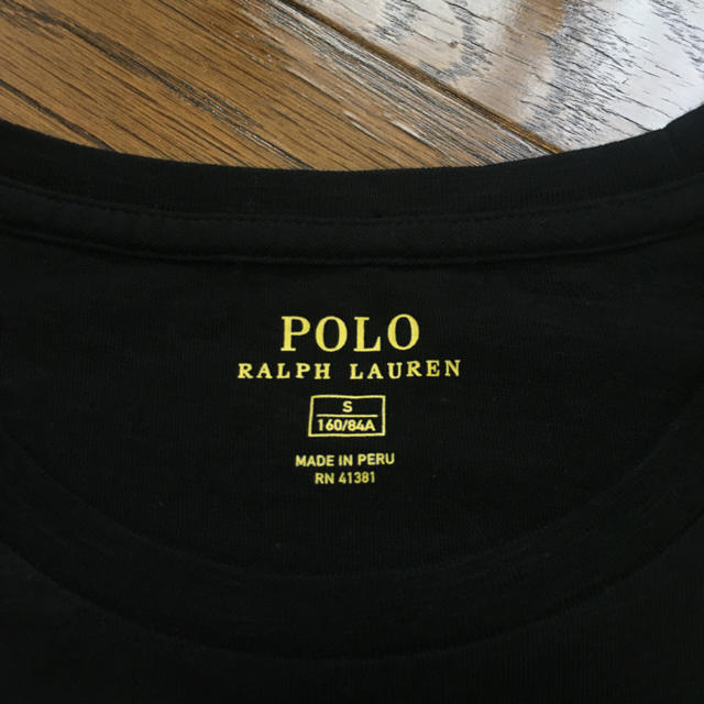 Ralph Lauren(ラルフローレン)の(160㎝)■ラルフローレン/RALPHLAUREN■黒半袖Tシャツ キッズ/ベビー/マタニティのキッズ服男の子用(90cm~)(Tシャツ/カットソー)の商品写真