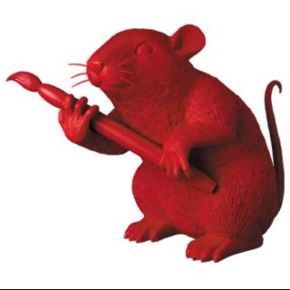 メディコムトイ(MEDICOM TOY)のLOVE RAT (red ver) バンクシー　メディコムトイ(その他)