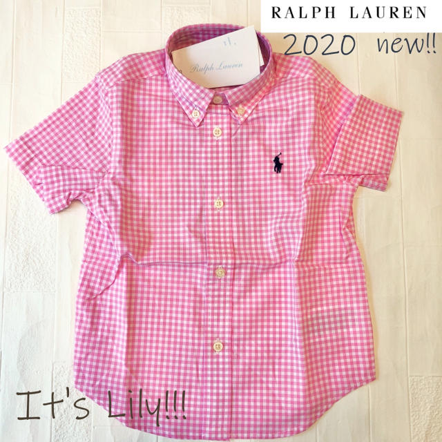 Ralph Lauren 24m90cm ラルフローレン 新作 ピンク ギンガムチェック シャツの通販 By It S Lily ラルフローレンならラクマ