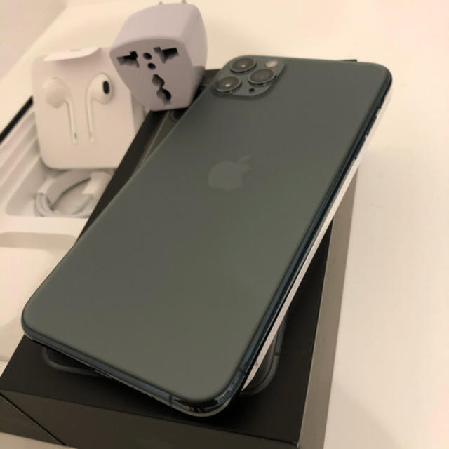 香港版　iPhone 11 Pro Max 256GB SIMフリーガラス8枚付