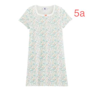 プチバトー(PETIT BATEAU)のプチバトー 20SS 半袖ナイトドレス 5a(パジャマ)