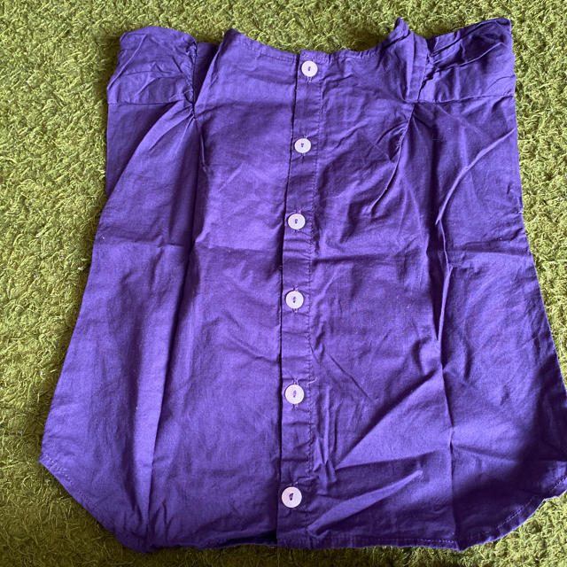 petit main(プティマイン)のプティマイン　トップス　紫　100 キッズ/ベビー/マタニティのキッズ服女の子用(90cm~)(Tシャツ/カットソー)の商品写真