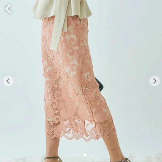 MERCURYDUO(マーキュリーデュオ)のマーキュリーデュオ　ペイズリーレース　スカート  M レディースのスカート(ロングスカート)の商品写真