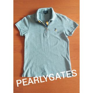 パーリーゲイツ(PEARLY GATES)のPEARLYGATES★パーリーゲイツグレーポロシャツ　レディースゴルフウェア(ウエア)