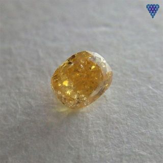 0.143 ct F. D. O. Yellow I2 天然 イエロー ダイヤ(リング(指輪))