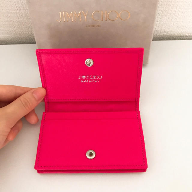 JIMMY CHOO(ジミーチュウ)の未使用♡JIMMY CHOO カードケース レディースのファッション小物(名刺入れ/定期入れ)の商品写真