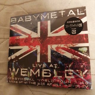 ベビーメタル(BABYMETAL)のBABYMETAL WENBLY LIVE CD 初回生産未開封(ポップス/ロック(邦楽))