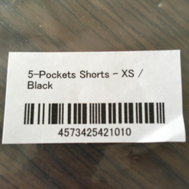 【新品未使用】山と道　5-Pocket Shorts XS Black メンズのパンツ(ショートパンツ)の商品写真