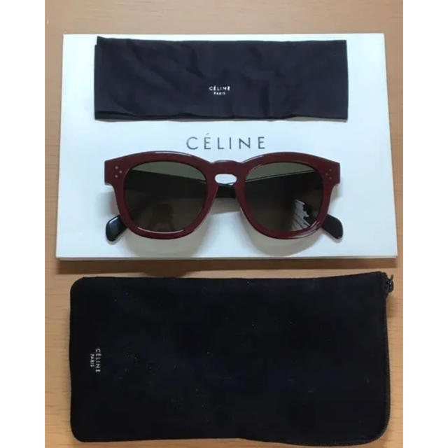 celine(セリーヌ)の【送料込・新品・未使用・ケース、クロス付】CELINEセリーヌサングラス レディースのファッション小物(サングラス/メガネ)の商品写真