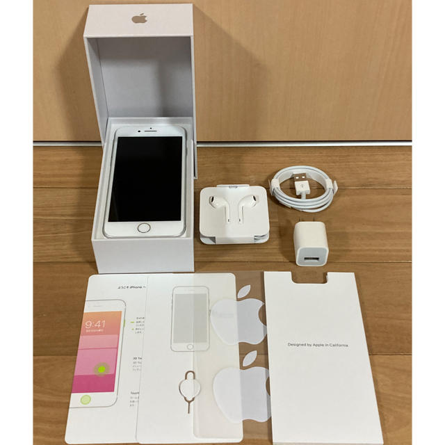 iPhone8 64G SIMフリー 美品 白 ホワイト アイフォン