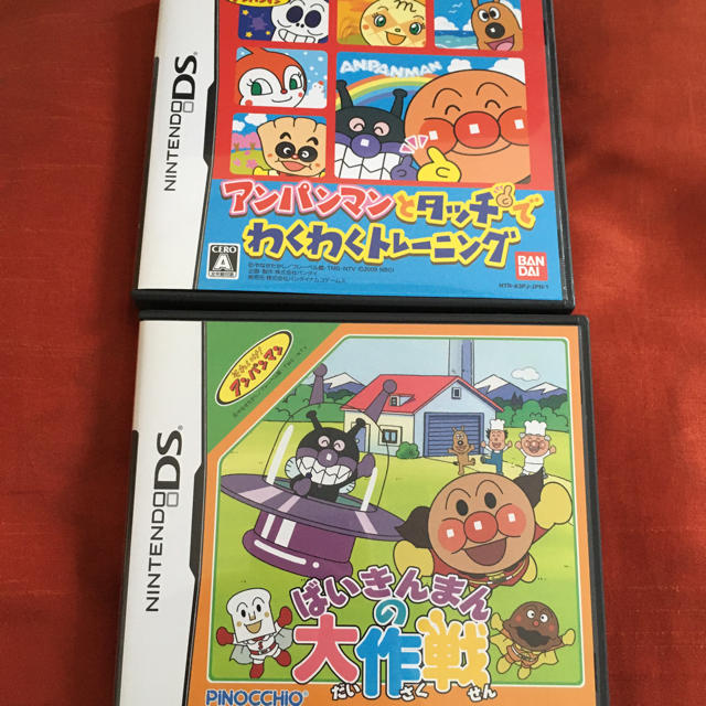 アンパンマン(アンパンマン)のアンパンマン ds ソフト セット エンタメ/ホビーのゲームソフト/ゲーム機本体(携帯用ゲームソフト)の商品写真