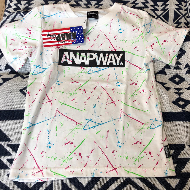 ANAP(アナップ)のANAPWay・Tシャツ120cm キッズ/ベビー/マタニティのキッズ服男の子用(90cm~)(Tシャツ/カットソー)の商品写真