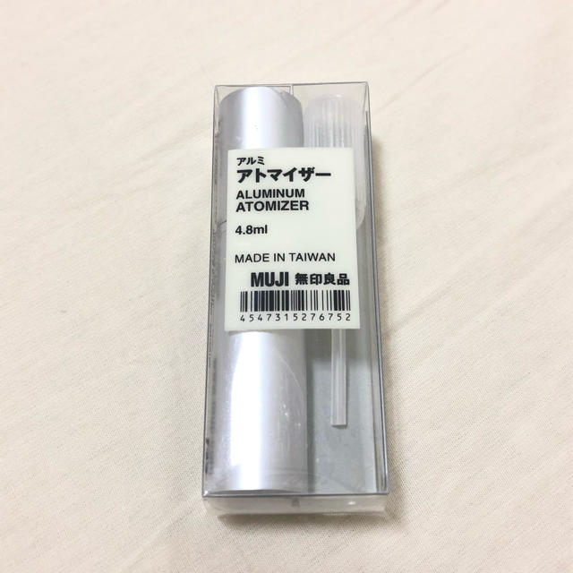 MUJI (無印良品)(ムジルシリョウヒン)の無印良品アルミアトマイザー　4.8ml   コスメ/美容のメイク道具/ケアグッズ(ボトル・ケース・携帯小物)の商品写真