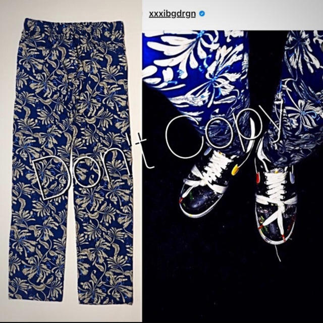 PEACEMINUSONE(ピースマイナスワン)の2枚セット販売 ジヨン着用ズボン パンツ PEACEMINUSONE レア☆実物 メンズのパンツ(その他)の商品写真