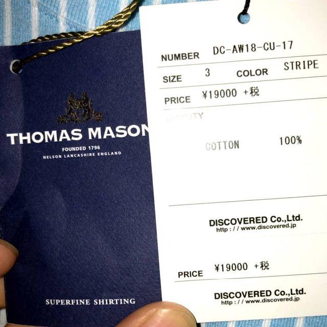 DISCOVERED(ディスカバード)のDISCOVERED×THOMAS MASON 長袖Tシャツ メンズのトップス(Tシャツ/カットソー(七分/長袖))の商品写真