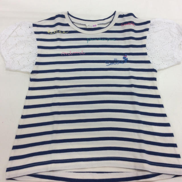 KP(ニットプランナー)の○KP ボーダーTシャツ 120cm 02MN0619019 キッズ/ベビー/マタニティのキッズ服女の子用(90cm~)(Tシャツ/カットソー)の商品写真