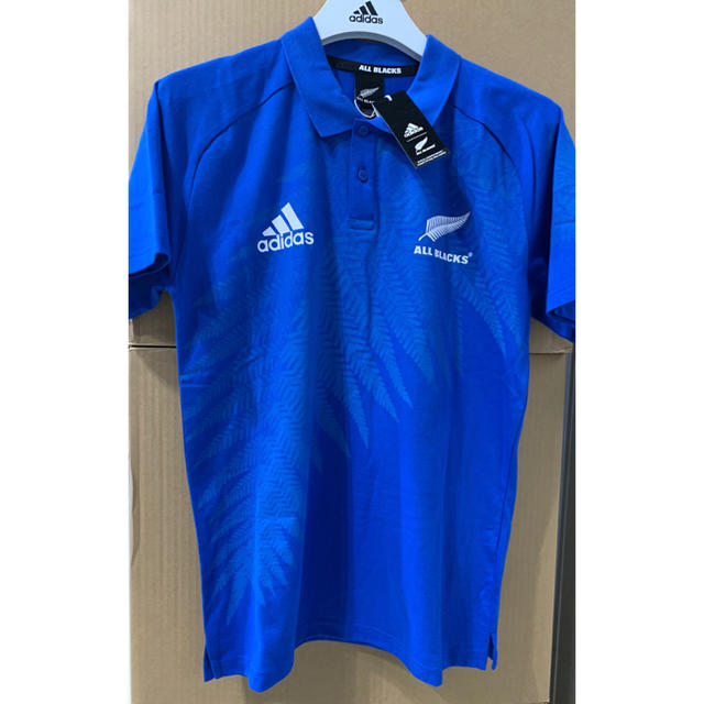 adidas(アディダス)のadidas All Blacks Polo Shirt (size O) スポーツ/アウトドアのスポーツ/アウトドア その他(ラグビー)の商品写真