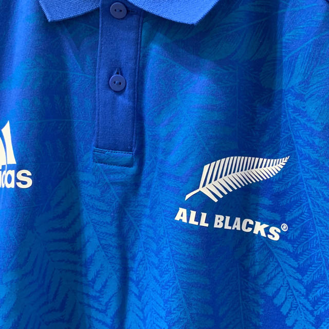 adidas(アディダス)のadidas All Blacks Polo Shirt (size O) スポーツ/アウトドアのスポーツ/アウトドア その他(ラグビー)の商品写真