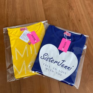 ジェニィ(JENNI)の(あいたん様)SISTER Jenni Tシャツ　ブルー&イエロー130(Tシャツ/カットソー)