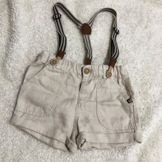 ザラキッズ(ZARA KIDS)の専用。ZARA  Baby サスペンダー付きショートパンツ(パンツ/スパッツ)