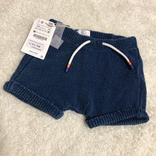 ザラキッズ(ZARA KIDS)のzara baby  ニットショートパンツ　74cm(パンツ)