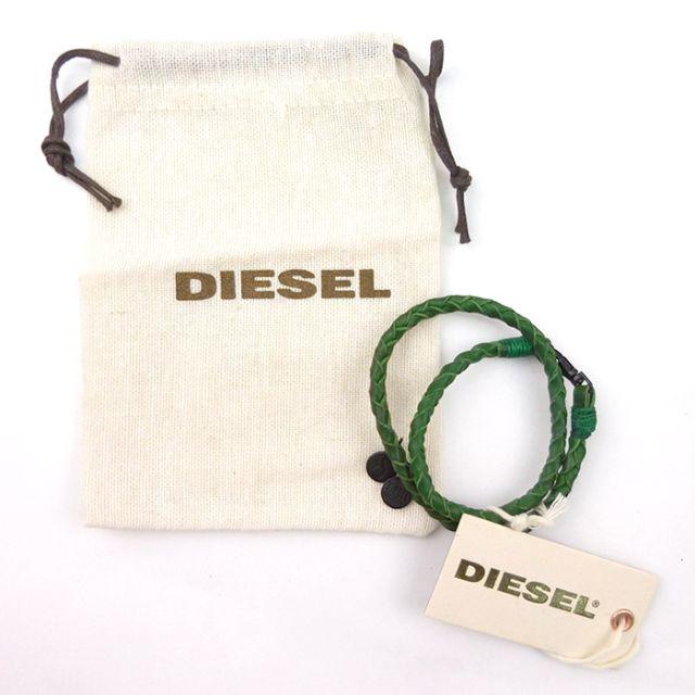 DIESEL(ディーゼル)のDIESEL ディーゼル レザーブレスレット 革ブレス レディース メンズ 新品 メンズのアクセサリー(ブレスレット)の商品写真